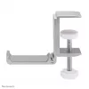 Neomounts ADS11-171SL soporte para auriculares, universal, con fijación por abrazadera, de aluminio, plateado