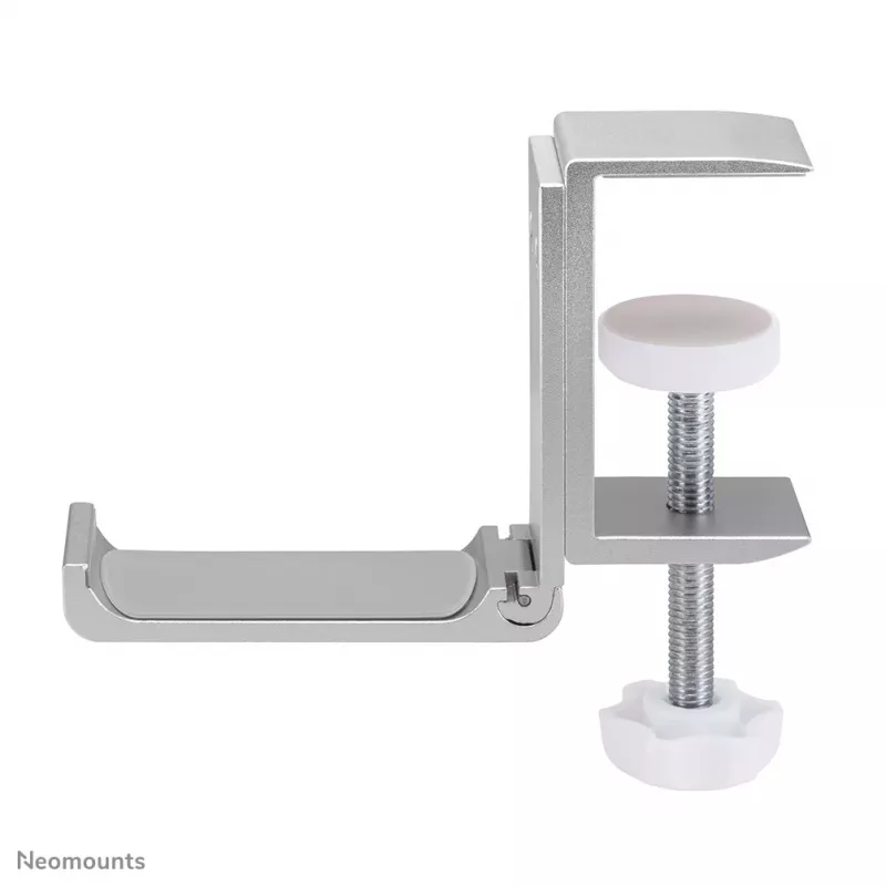 Neomounts ADS11-171SL soporte para auriculares, universal, con fijación por abrazadera, de aluminio, plateado