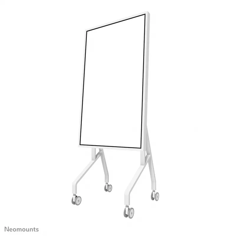 Carro Neomounts FL50-515WH1 para Samsung Flip de 55–65 pulgadas, giratorio, regulable en altura, blanco