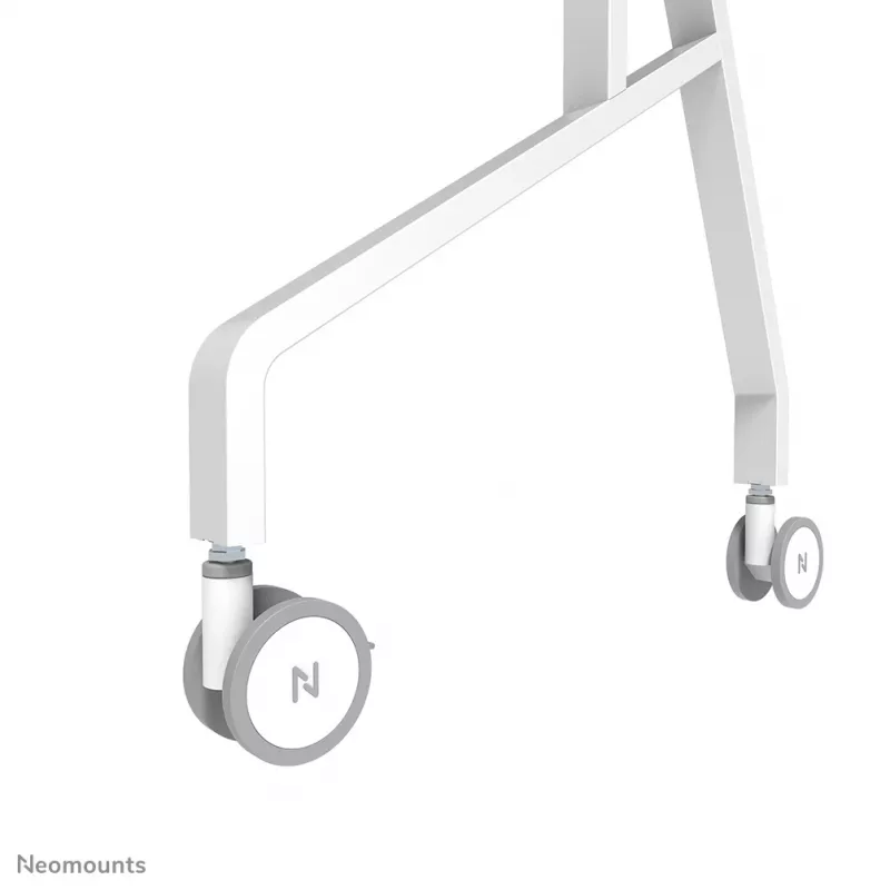 Carro Neomounts FL50-515WH1 para Samsung Flip de 55–65 pulgadas, giratorio, regulable en altura, blanco