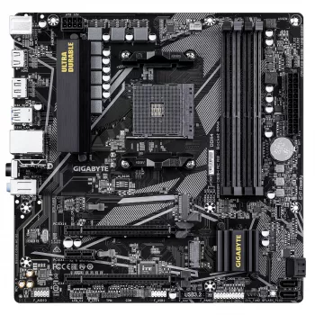 Placa base GIGABYTE B550M DS3H AC R2 - CPUs AMD Ryzen 5000, VRM de 5+3 fases, hasta 4733 MHz DDR4 (OC), 1x PCIe 4.0 + 1x PCIe 3.0 M.2, Wi-Fi 5, 1 GbE LAN, USB 3.2 Gen 1