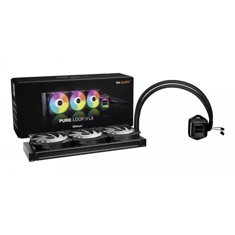 be quiet! PURE LOOP 3 LX Refrigeración líquida todo en uno para procesador 12 cm negro 1 ud.