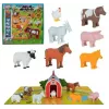Set magnético de mini animales MALIK 62333 — figuras magnéticas de temática de granja para niños pequeños