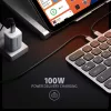 Axagon HMC-KB-CRL, hub USB 5Gbps con teclado, HDMI 4K/60Hz, 3x USB-A, SD/mSD, audio, PD100, distribución cirílica