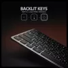 Axagon HMC-KB-CRL, hub USB 5Gbps con teclado, HDMI 4K/60Hz, 3x USB-A, SD/mSD, audio, PD100, distribución cirílica