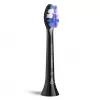 Philips Sensitive HX6052/88 pack de 2 cabezales de cepillo, 2 uds., negro, 3 meses, extra suave, Philips, Philips Sonicare