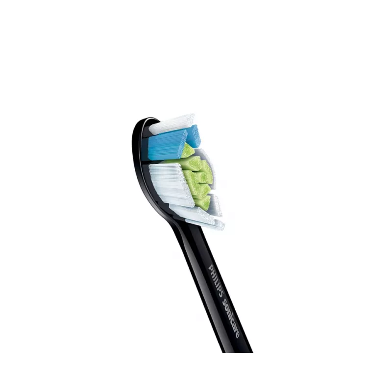 Philips Sonicare Optimal White HX6062/88 pack de 2 cabezales de recambio, 2 uds., negro, 3 meses, medio, 62000 movimientos por minuto, Philips