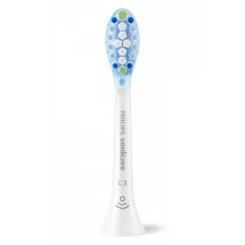 Philips Premium Plaque Defence HX9042/87 pack de 2 cabezales de cepillo, 2 uds., blanco, 3 meses, medio, Philips