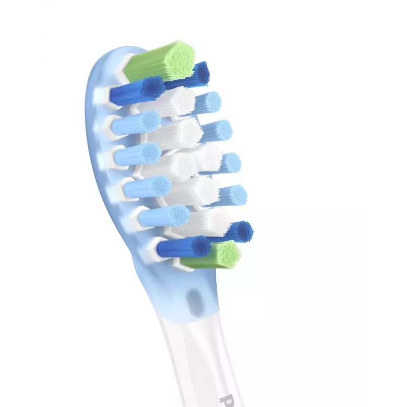 Philips Premium Plaque Defence HX9042/87 pack de 2 cabezales de cepillo, 2 uds., blanco, 3 meses, medio, Philips