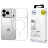 Funda protectora 3MK Armor MagCase para Apple iPhone 17 Pro, sujeción magnética, transparente/ahumado