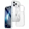 Funda protectora 3MK Armor MagCase para Apple iPhone 17 Pro, sujeción magnética, transparente/ahumado