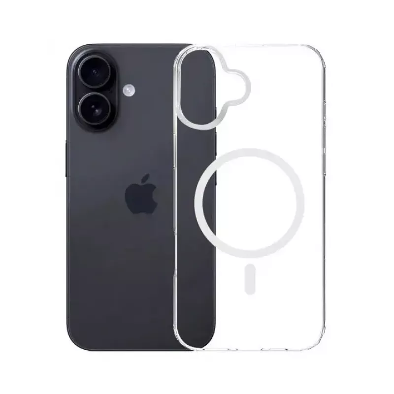3mk Armor MagCase funda para Apple iPhone 17, compatible con MagSafe, carcasa trasera de TPU, esquinas reforzadas, transparente