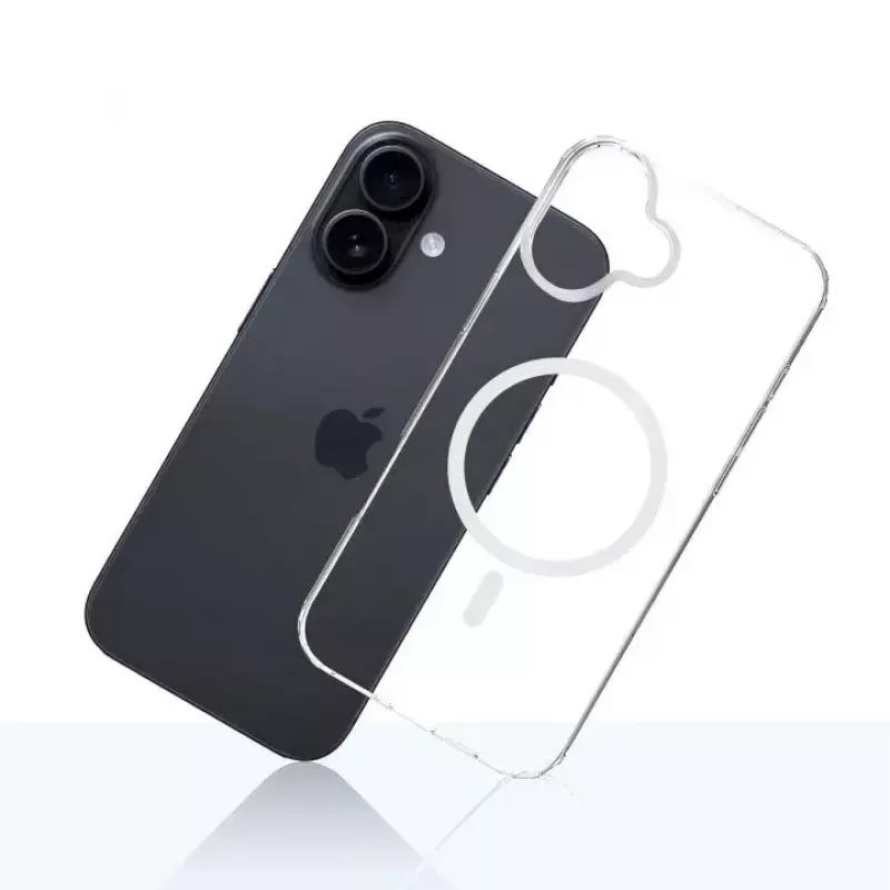 3mk Armor MagCase funda para Apple iPhone 17, compatible con MagSafe, carcasa trasera de TPU, esquinas reforzadas, transparente
