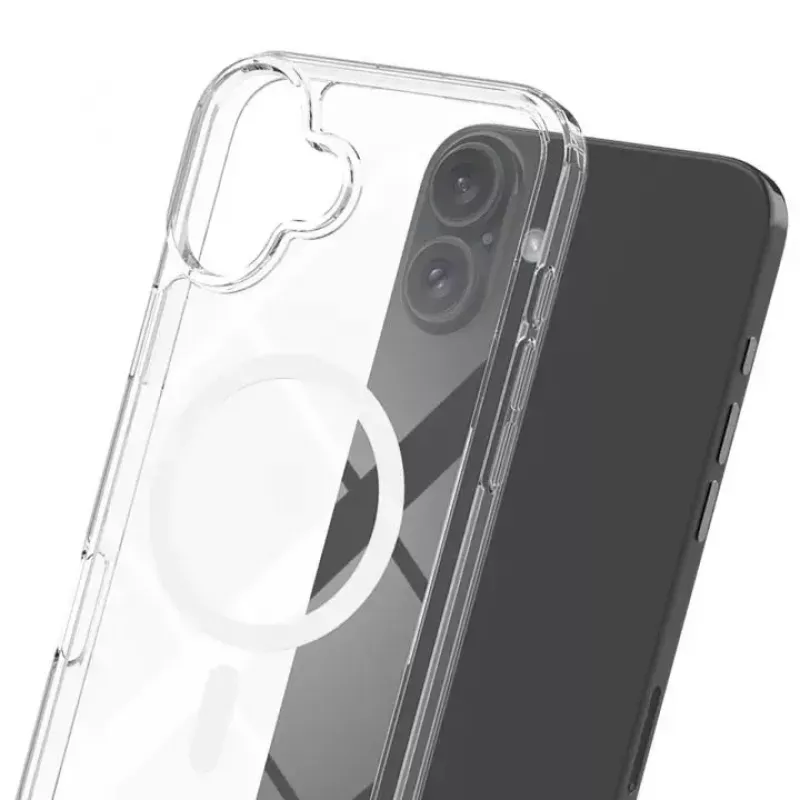 3mk Armor MagCase funda para Apple iPhone 17, compatible con MagSafe, carcasa trasera de TPU, esquinas reforzadas, transparente