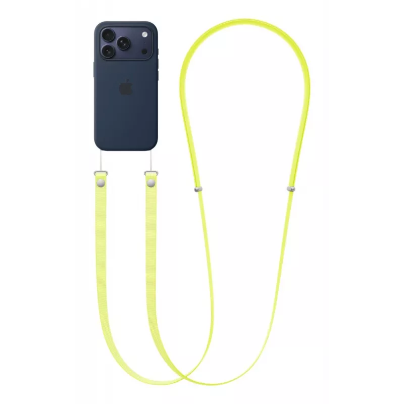 Correa cruzada Apple Crossbody Strap amarillo neón 2,08 m rPET acero inoxidable