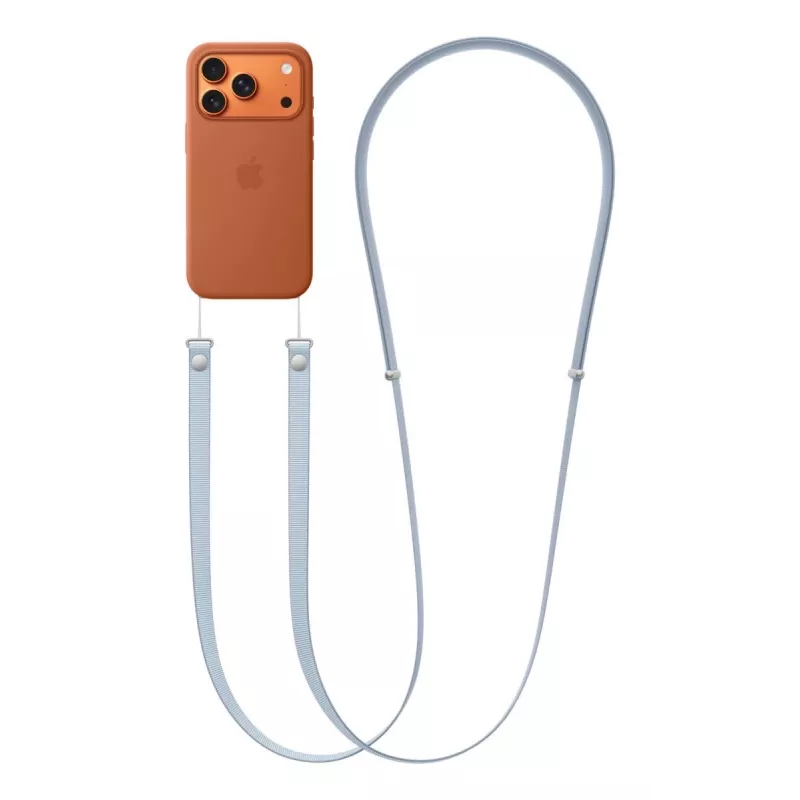 Correa de transporte Apple Crossbody Strap azul claro 2,08 m rPET acero inoxidable