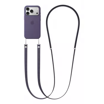 Correa cruzada Apple MGGJ4ZM/A – morado, rPET reciclado y acero inoxidable, longitud 2,08 m