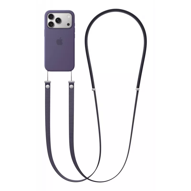 Correa cruzada Apple MGGJ4ZM/A – morado, rPET reciclado y acero inoxidable, longitud 2,08 m