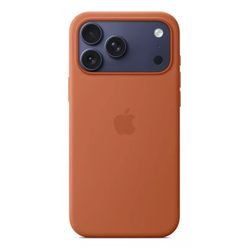 APPLE iPhone 17 Pro Max – funda de silicona con MagSafe – terracota