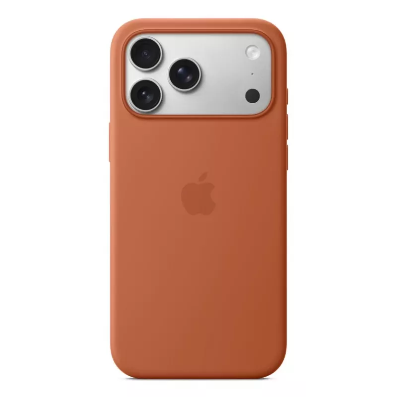 APPLE iPhone 17 Pro Max – funda de silicona con MagSafe – terracota