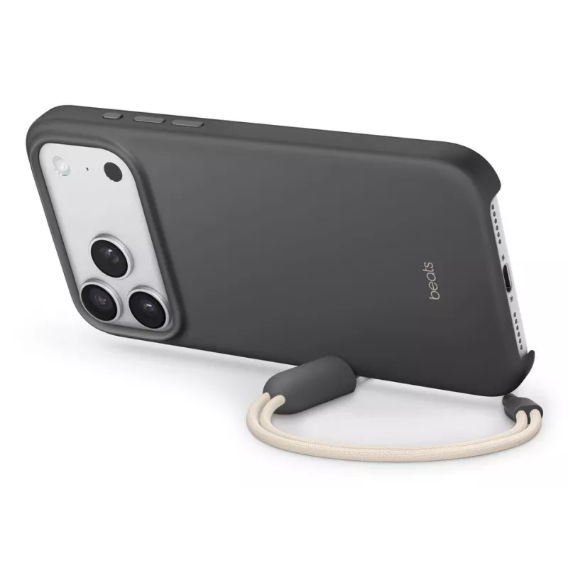 APPLE Beats iPhone 17 Pro Max - funda con soporte con MagSafe y control de cámara - gris granito