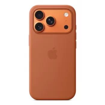 APPLE iPhone 17 Pro – funda de silicona con MagSafe – terracota