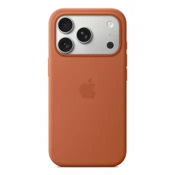 APPLE iPhone 17 Pro – funda de silicona con MagSafe – terracota