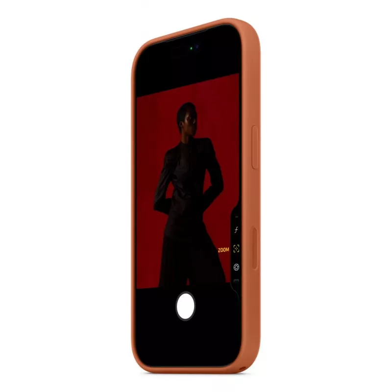 APPLE iPhone 17 Pro – funda de silicona con MagSafe – terracota