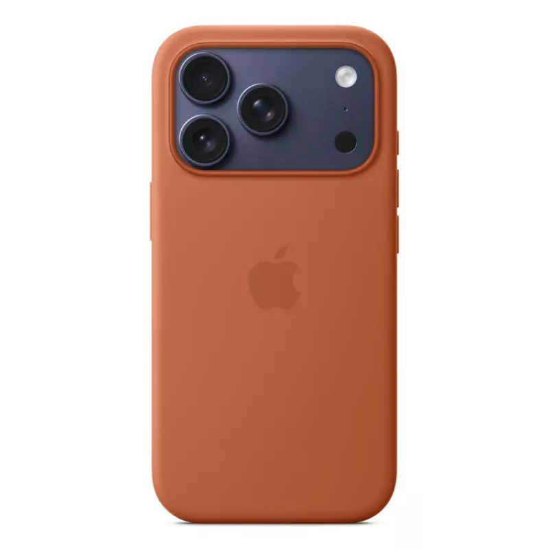 APPLE iPhone 17 Pro – funda de silicona con MagSafe – terracota