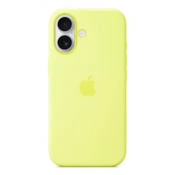 Funda Apple iPhone 17 funda de silicona con MagSafe amarillo neón