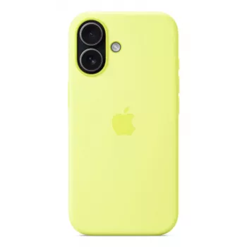 Funda Apple iPhone 17 funda de silicona con MagSafe amarillo neón