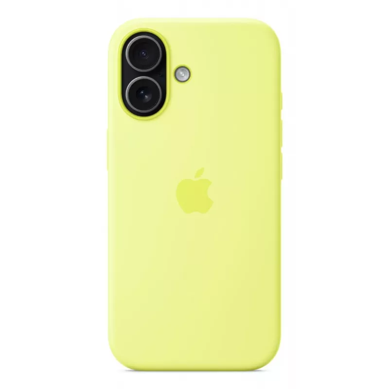 Funda Apple iPhone 17 funda de silicona con MagSafe amarillo neón