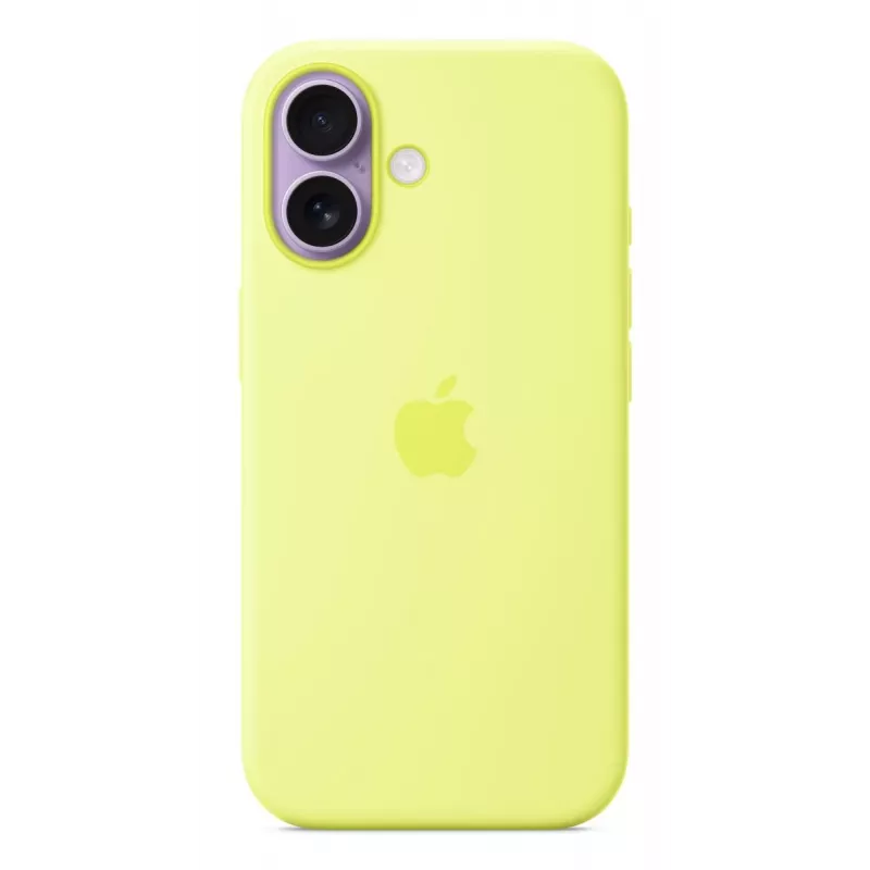Funda Apple iPhone 17 funda de silicona con MagSafe amarillo neón