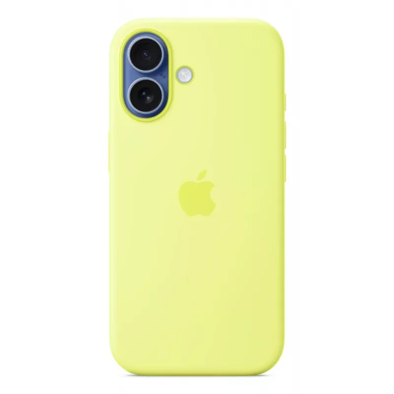 Funda Apple iPhone 17 funda de silicona con MagSafe amarillo neón