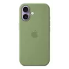 Funda de silicona Apple iPhone 17 MagSafe Light Moss verde
