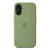 Funda de silicona Apple iPhone 17 MagSafe Light Moss verde