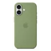 Funda de silicona Apple iPhone 17 MagSafe Light Moss verde