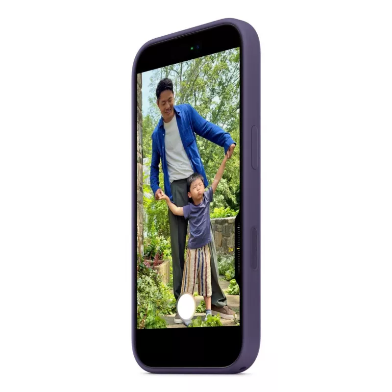 Funda de silicona Apple iPhone 17 Lila Fog Monochromatic