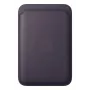 Tarjetero Apple iPhone FineWoven Wallet con MagSafe Midnight morado