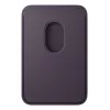 Tarjetero Apple iPhone FineWoven Wallet con MagSafe Midnight morado