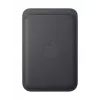 Tarjetero Apple iPhone FineWoven Wallet con MagSafe negro Microtwill