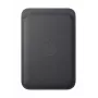 Tarjetero Apple iPhone FineWoven Wallet con MagSafe negro Microtwill
