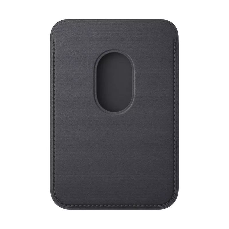 Tarjetero Apple iPhone FineWoven Wallet con MagSafe negro Microtwill