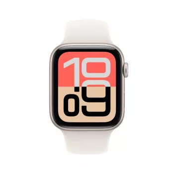 Apple Watch SE 3 GPS 44mm Caja de aluminio Starlight con correa deportiva Starlight M/L