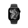 Smartwatch Apple Watch Series 11 GPS + Cellular 42mm Caja de aluminio negro azabache con correa deportiva negra S/M