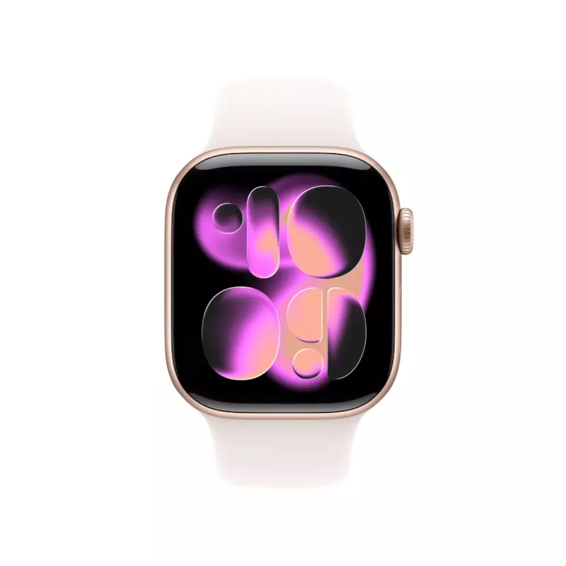 Smartwatch Apple Watch Series 11 GPS + Cellular 42mm Caja de aluminio oro rosa con correa deportiva Light Blush S/M
