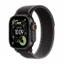 Apple Watch Ultra 3 GPS + Cellular 49 mm Caja de titanio negro con Trail Loop en negro/carbón - M/L