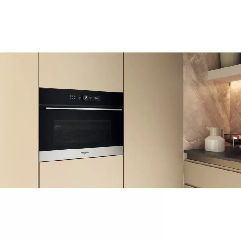 Whirlpool WMW57DHMX microondas combinado para empotrar negro, acero inoxidable 40 L 900 W