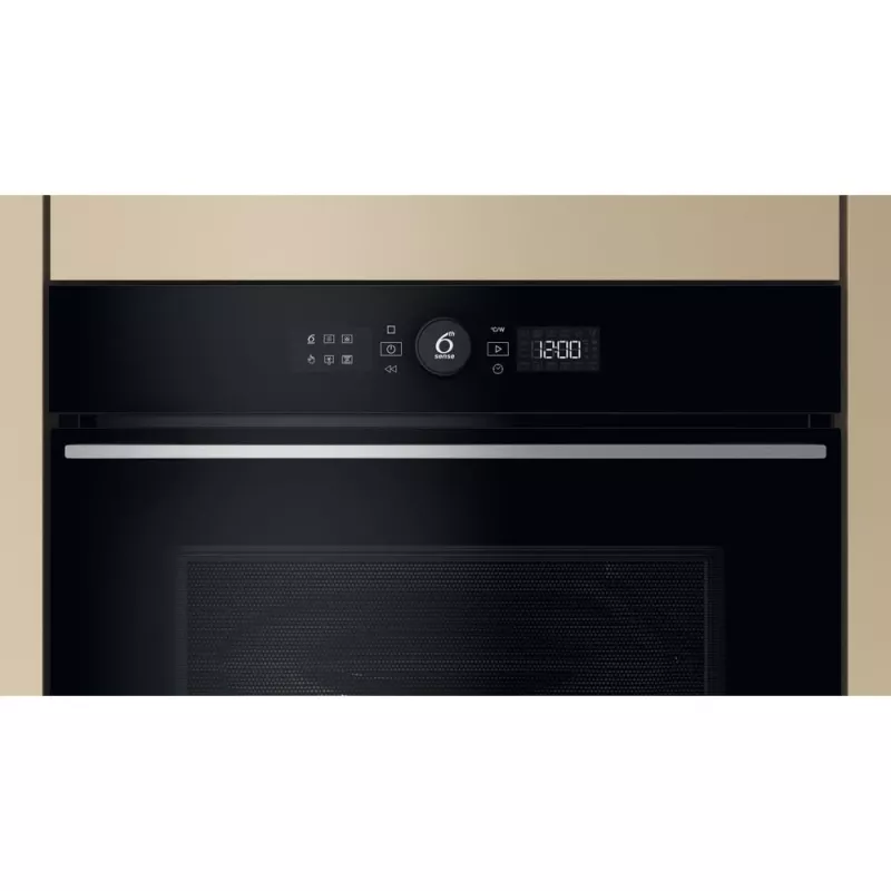 Whirlpool WMW57DHMX microondas combinado para empotrar negro, acero inoxidable 40 L 900 W