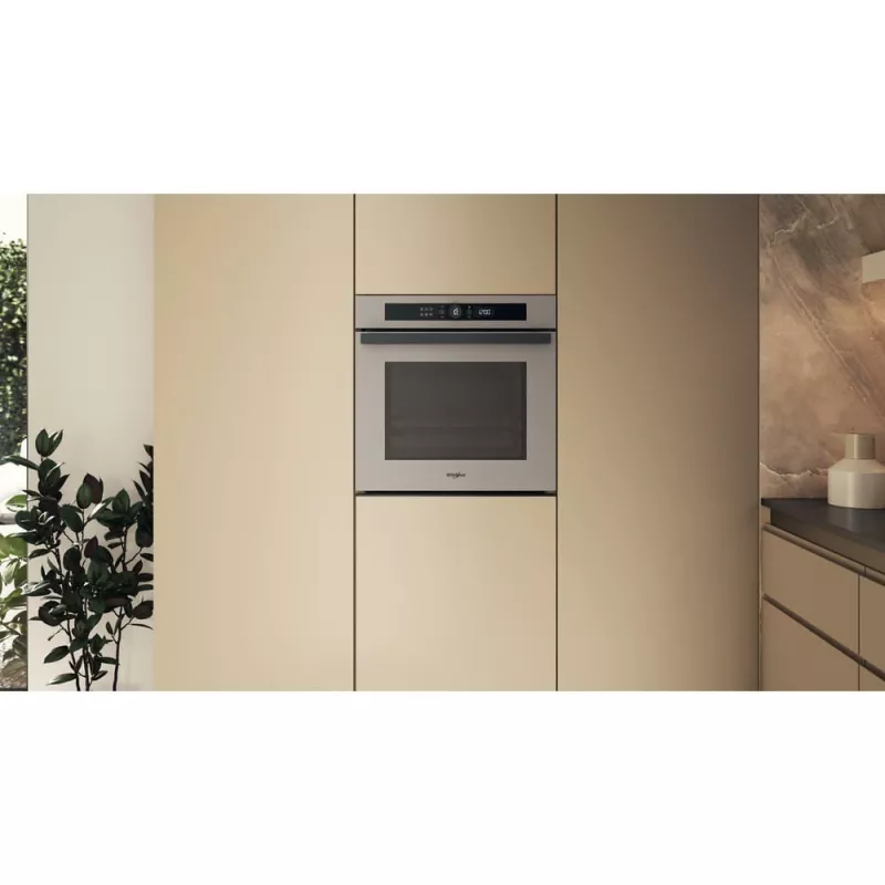 Horno de empotrar WHIRLPOOL WOI4S8HM2SEA 6th Sense Hid Steam+ Urban beige